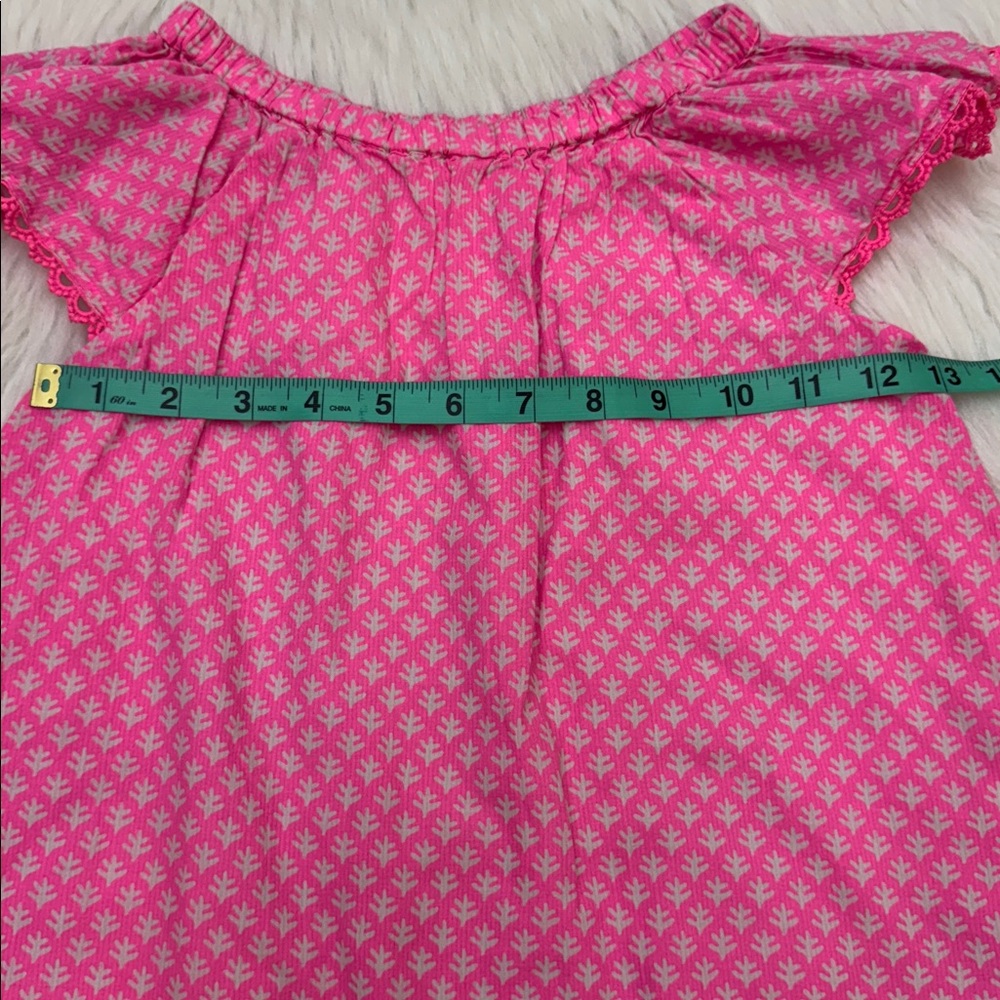 Mini Boden Girls Flutter Sleeve Hot Pink Tunic Top Size 6-7Y - Picture 15 of 16